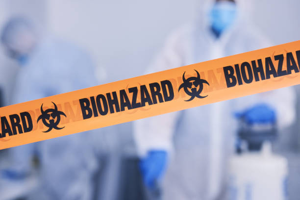 Professional Biohazard Cleanup technician working in Cleburne, TX
